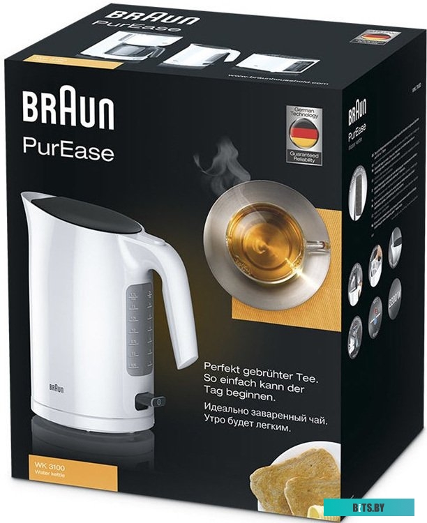 WK3100WH Чайник WK3100WH WHITE BRAUN