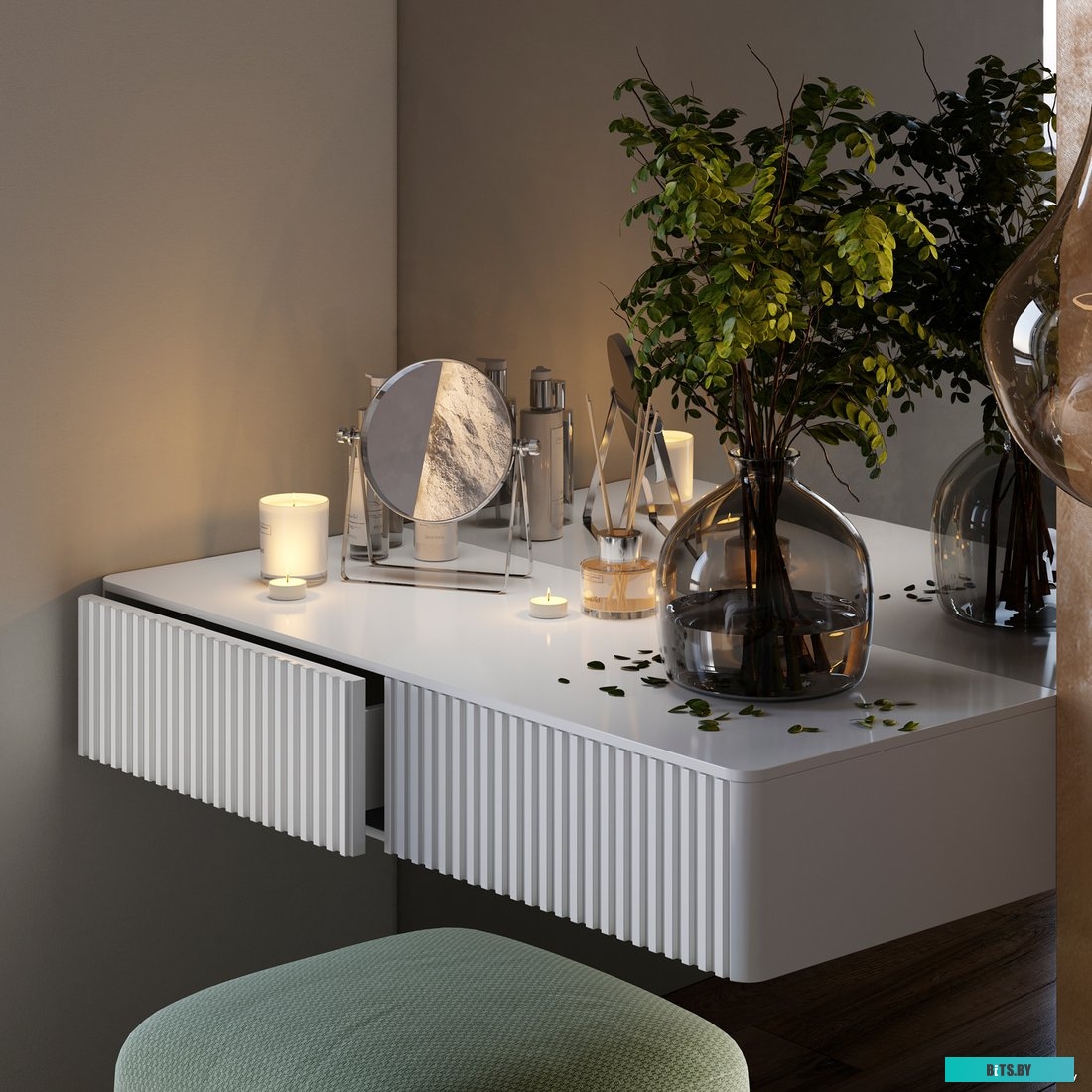 RAL-6010 Монтаж Powercom RAL-6010 +shelf