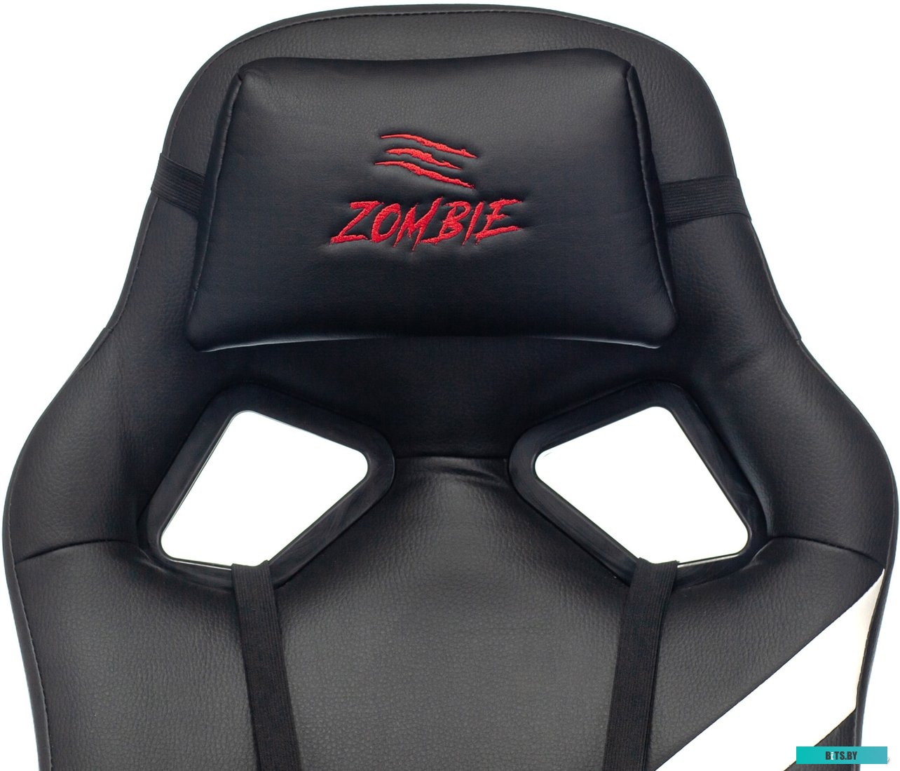 Кресло Zombie Driver (черный/белый) <ZOMBIE DRIVER WH>