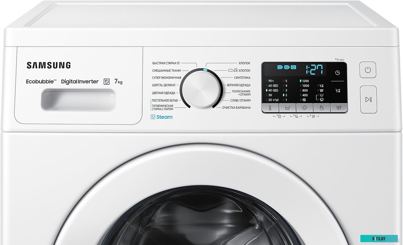 WW70AG5S21EELP Стиральная машина Samsung WW70AG5S21EELP класс: A загр.фронтальная макс.:7кг белый