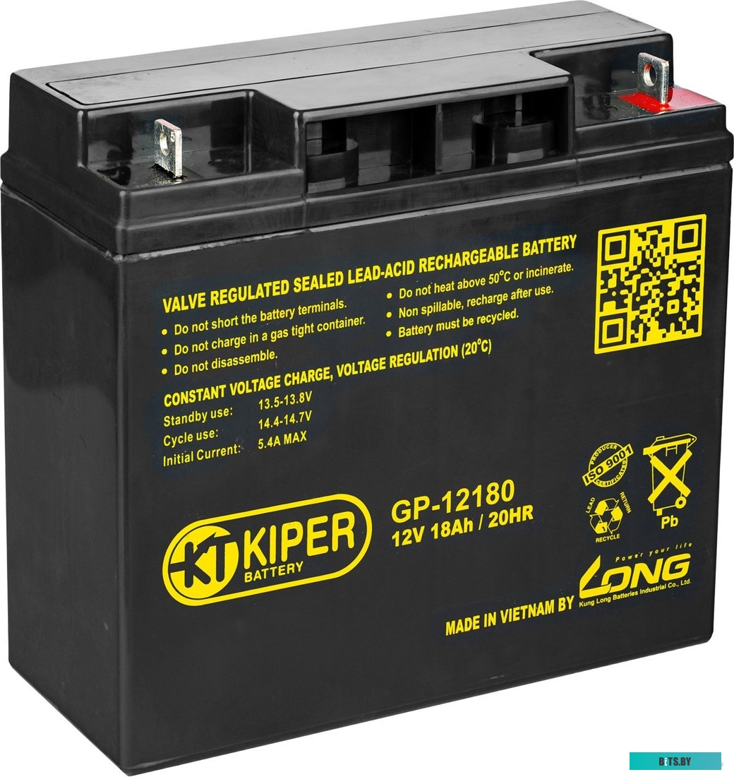 Аккумулятор для ИБП Kiper GP-12180 (12В/18 А·ч)