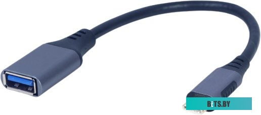Кабель Cablexpert A-USB3C-OTGAF-01 USB Type-A - USB Type-C (0.15 м, фиолетовый)