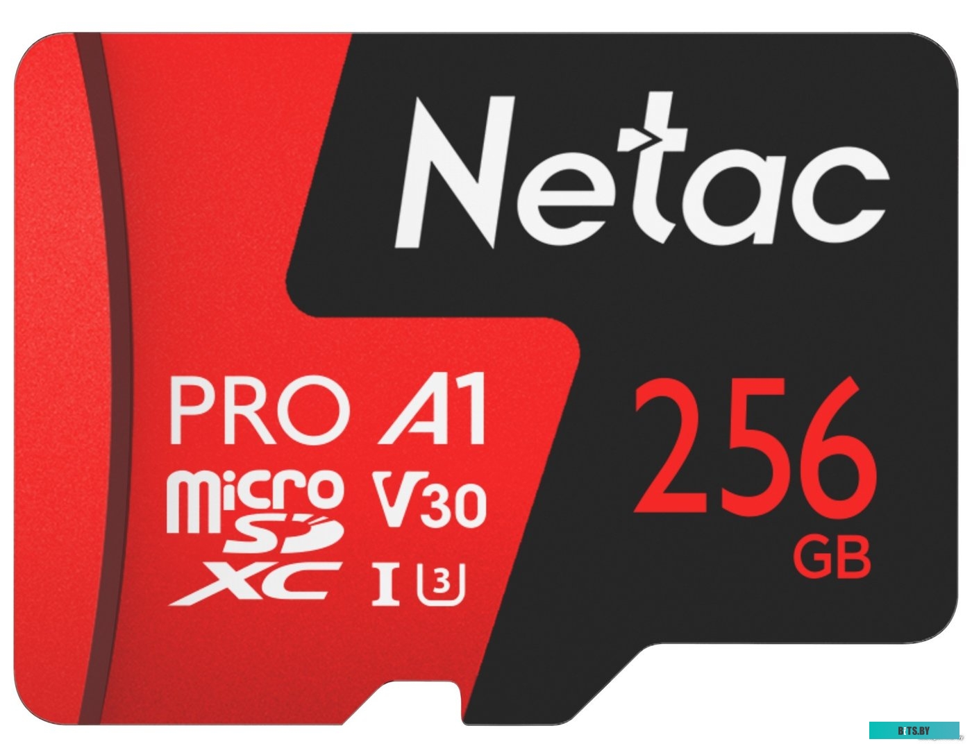 Карта памяти Netac MicroSDXC 256GB V30/A1/C10 Netac P500 Extreme Pro с адаптером <NT02P500PRO-256G-R>