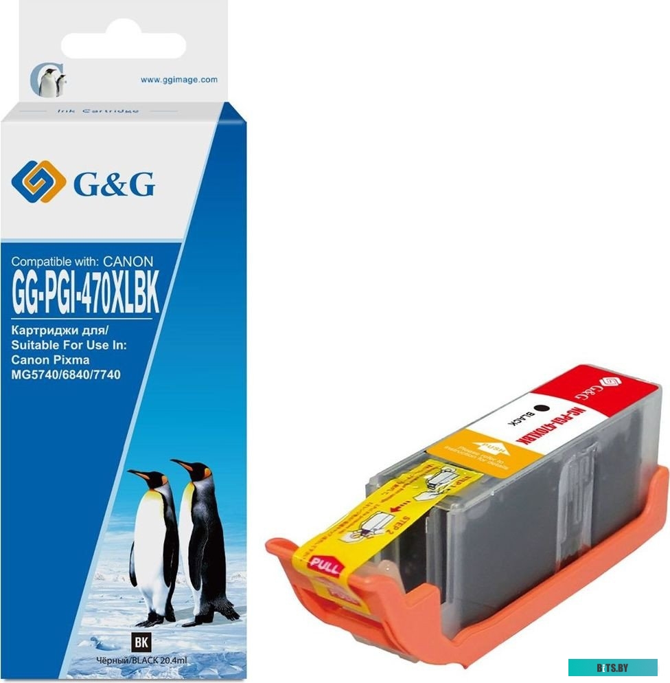 Картридж струйный G&G GG-PGI-470XLBK GG-PGI-470XLBK.