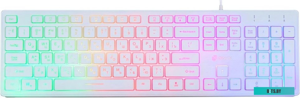 Клавиатура Oklick 550ML (белый) <1061618>