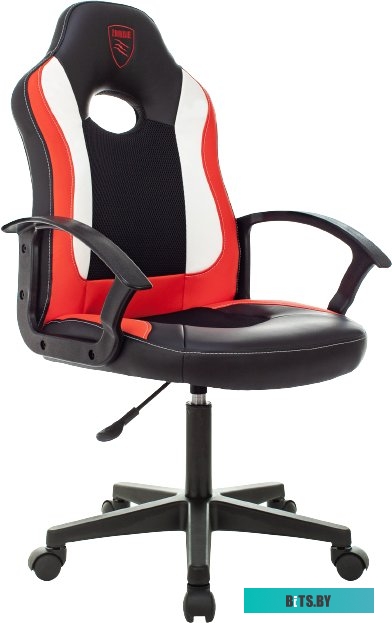 ZOMBIE 11LT RED Кресло игровое Zombie 11LT черный/красный текстиль/эко.кожа крестовина пластик