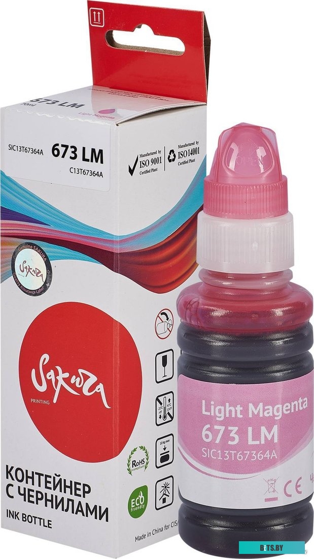 Чернила Sakura Printing SIC13T67364A (аналог Epson 673 LM)