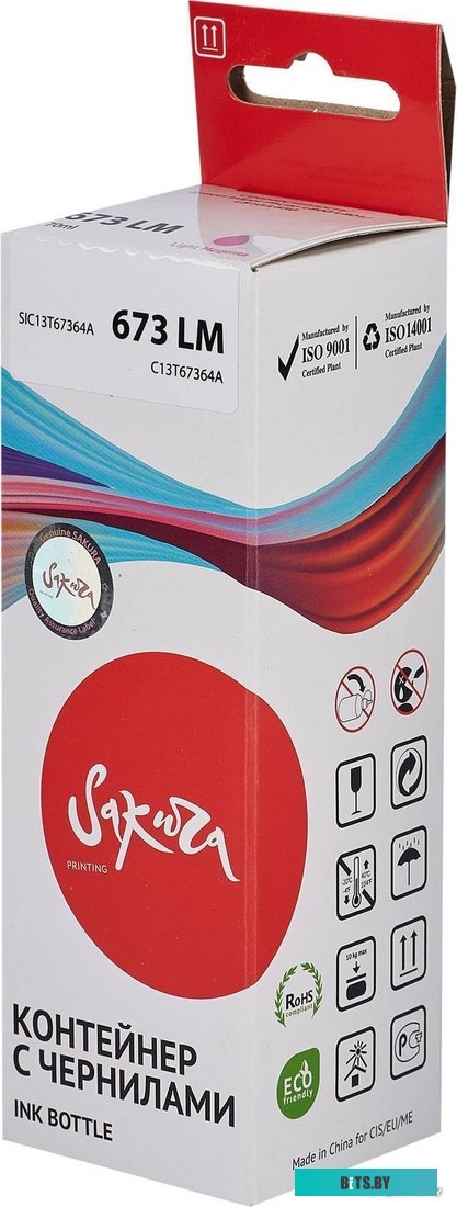Чернила Sakura Printing SIC13T67364A (аналог Epson 673 LM)