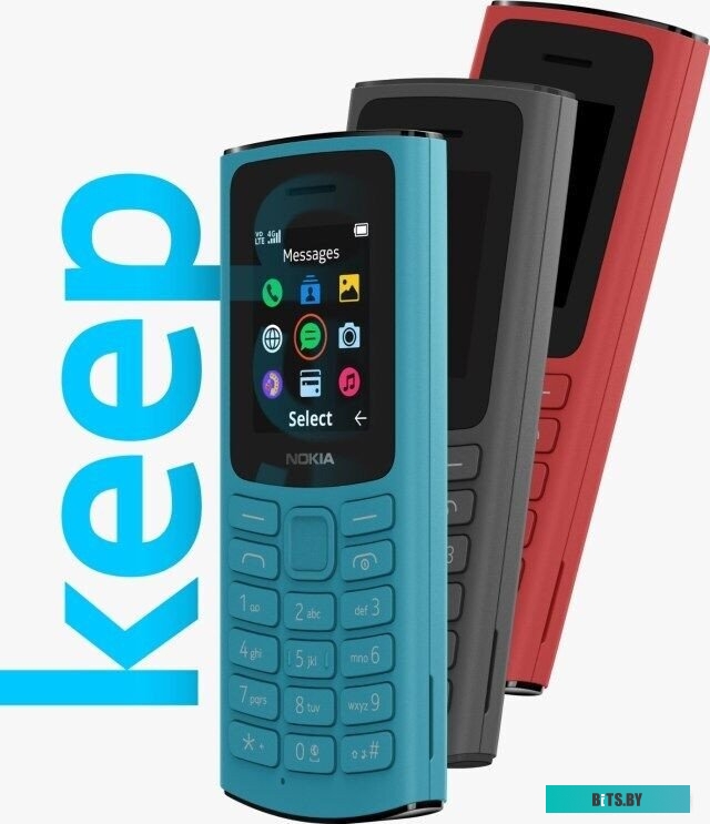 Кнопочный телефон Nokia 105 (2023) Dual SIM TA-1557 (бирюзовый)