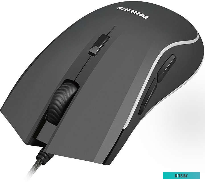 Мышь проводная Philips G413, USB, RGB Ambiglow Lighting, 6400dpi, Черный SPK9413