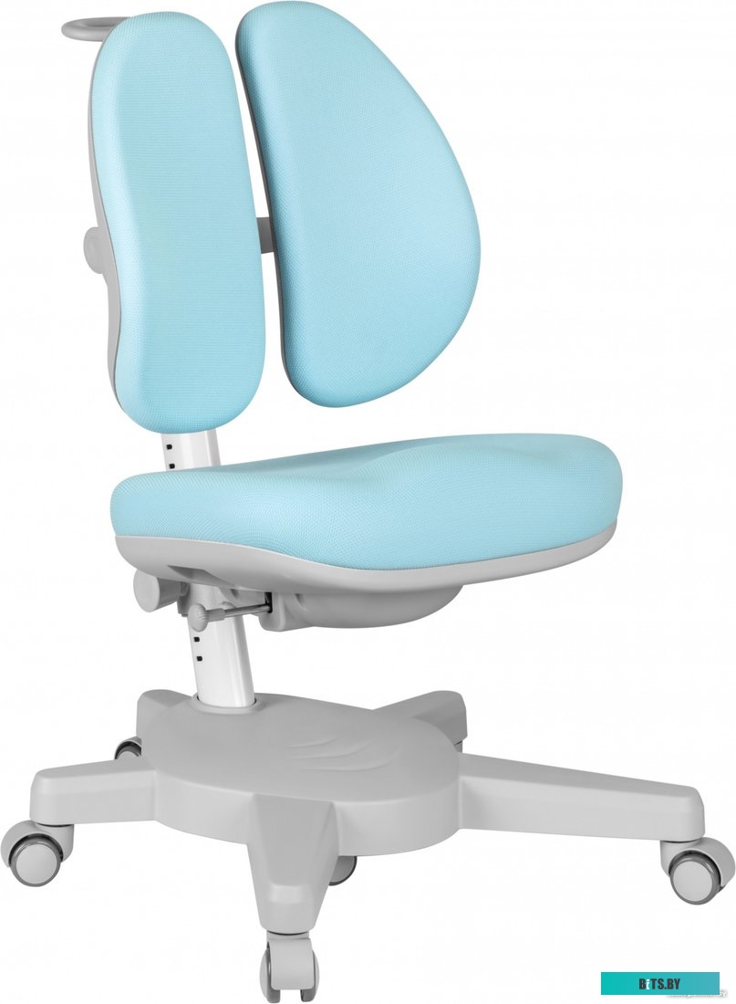 CS-CHR-3604BL Кресло детское Cactus CS-CHR-3604BL голубой крестов. пластик серый