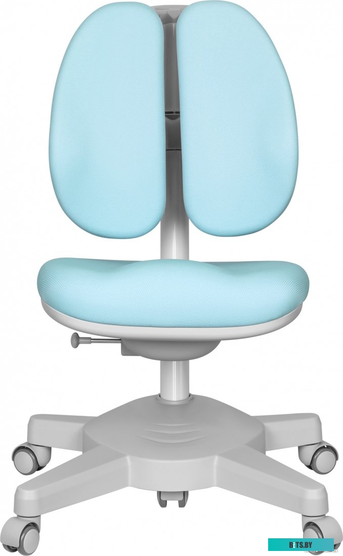 CS-CHR-3604BL Кресло детское Cactus CS-CHR-3604BL голубой крестов. пластик серый