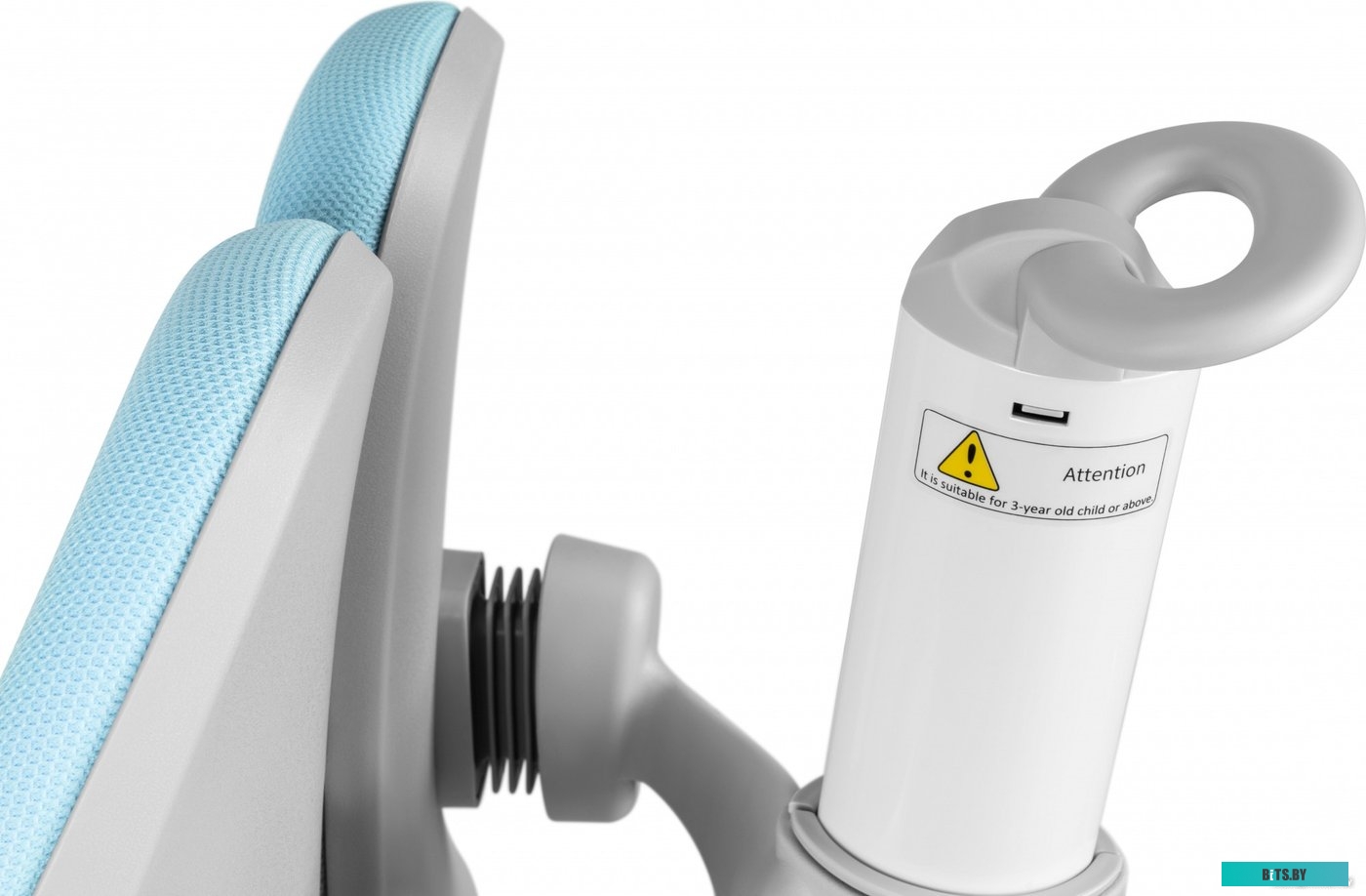 CS-CHR-3604BL Кресло детское Cactus CS-CHR-3604BL голубой крестов. пластик серый