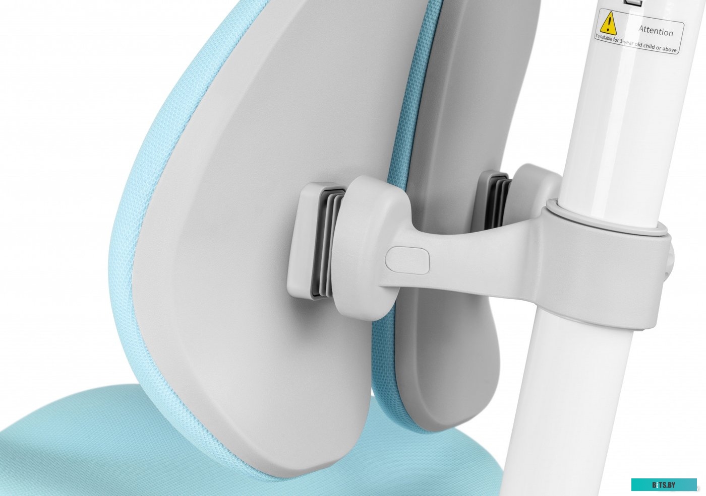 CS-CHR-3604BL Кресло детское Cactus CS-CHR-3604BL голубой крестов. пластик серый