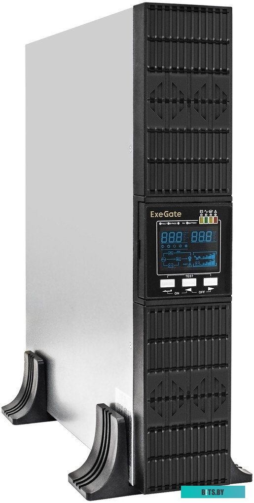 Источник бесперебойного питания (ИБП) ExeGate PowerExpert ULS-1000.LCD.AVR.C13.USB.RS232.SNMP.2U <EP285646RUS>