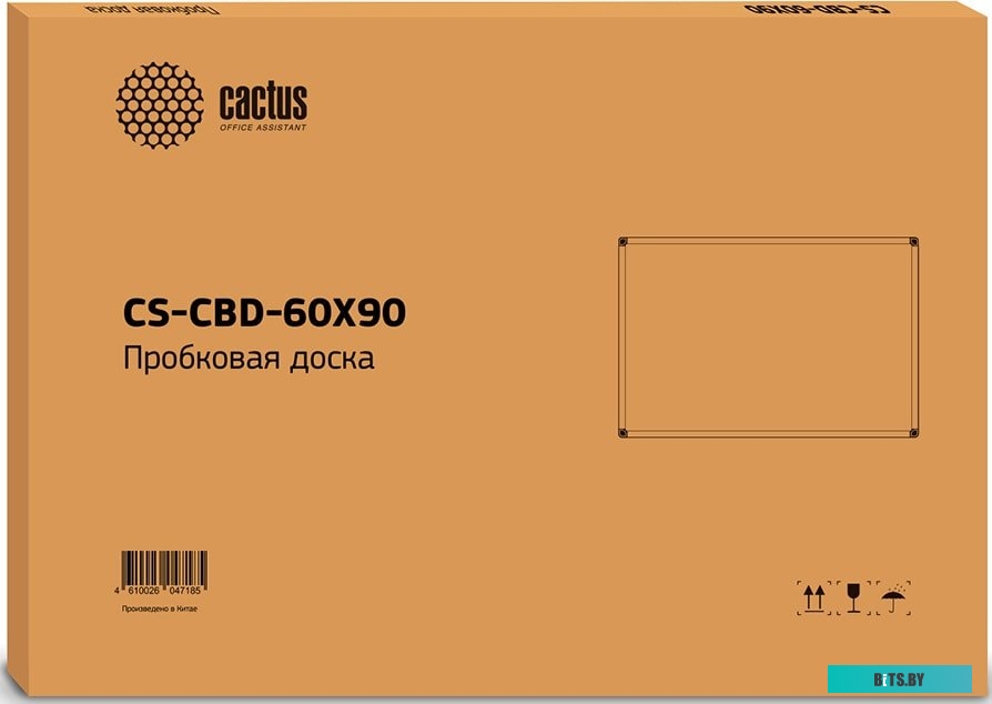 Офисная пробковая доска CACTUS CS-CBD-60X90