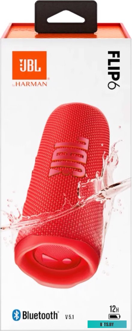 Беспроводная колонка JBL Flip 6 (красный) <JBLFLIP6RED>