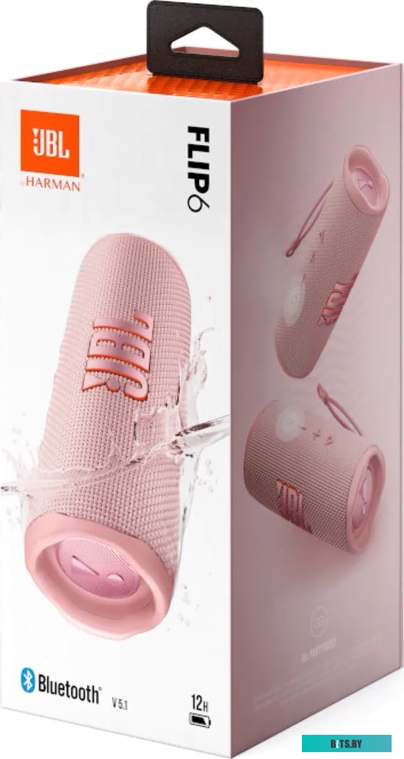 Беспроводная колонка JBL Flip 6 (розовый)