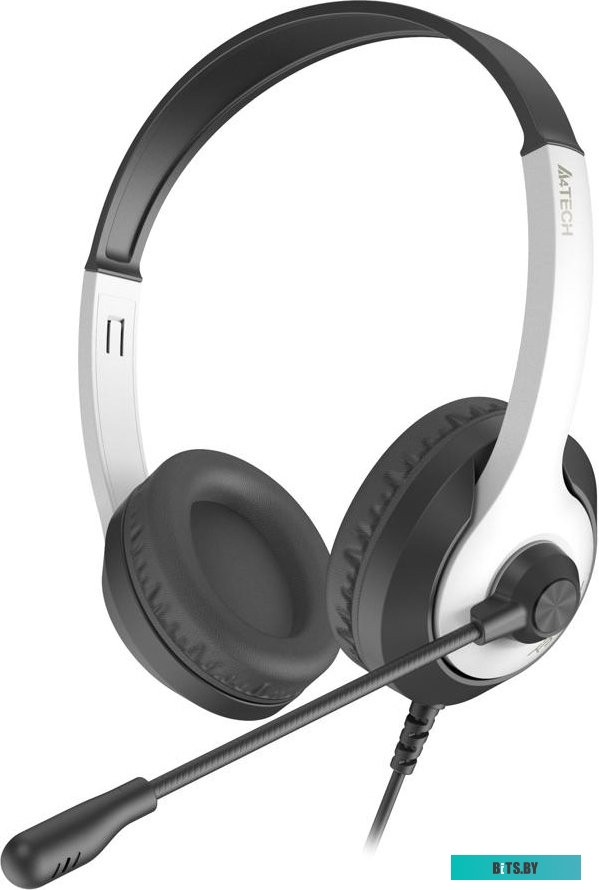 Наушники (Гарнитура) A4Tech Fstyler FH100U (белый/черный)
