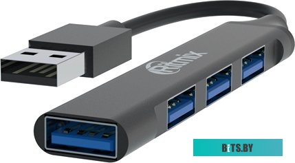 USB-хаб Ritmix CR-4400 Metal