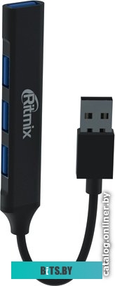 USB-хаб Ritmix CR-4400 Metal