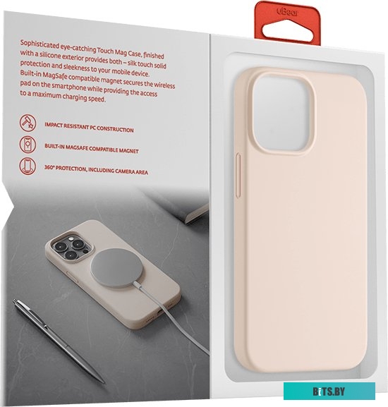 uBear Touch Mag Case для iPhone 13 Pro (розовый)