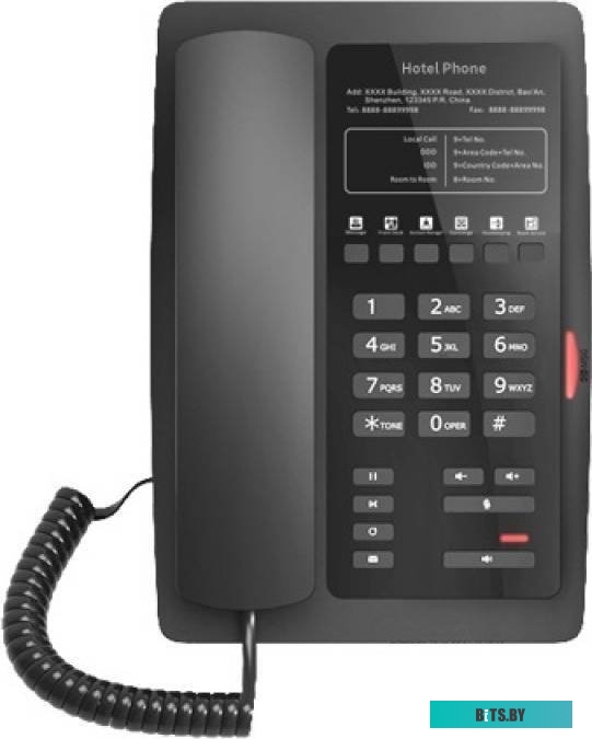 Телефон VoIP Fanvil H3W черный