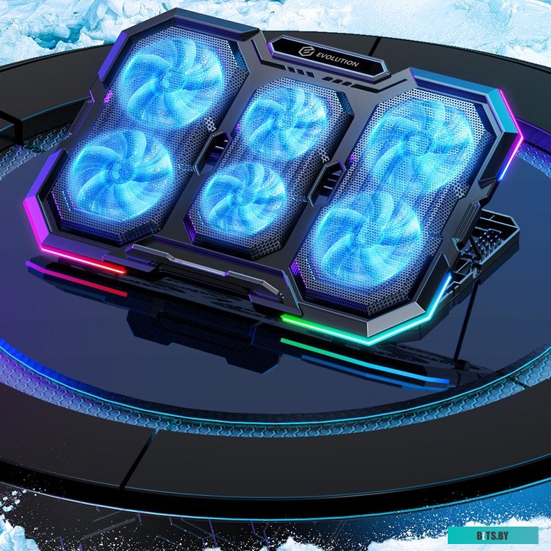Подставка для ноутбука EVOLUTION LCS-08 RGB 4812755006741