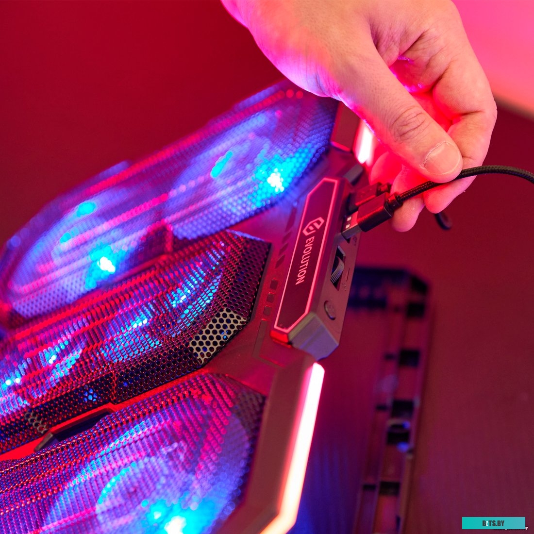 Подставка для ноутбука EVOLUTION LCS-08 RGB 4812755006741