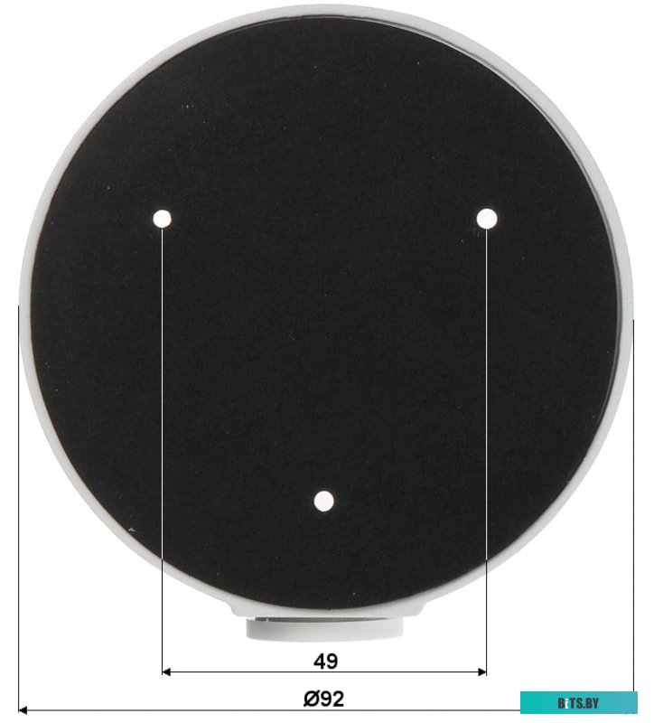 Монтажная коробка Dahua DH-PFA135 - Монтажная коробка для установки уличных камер, алюминий, 90х33,7мм, максимальная нагрузка 1 кг