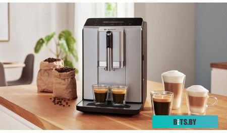 TIE20301 Кофемашина Bosch TIE20301 1300Вт серебристый/черный