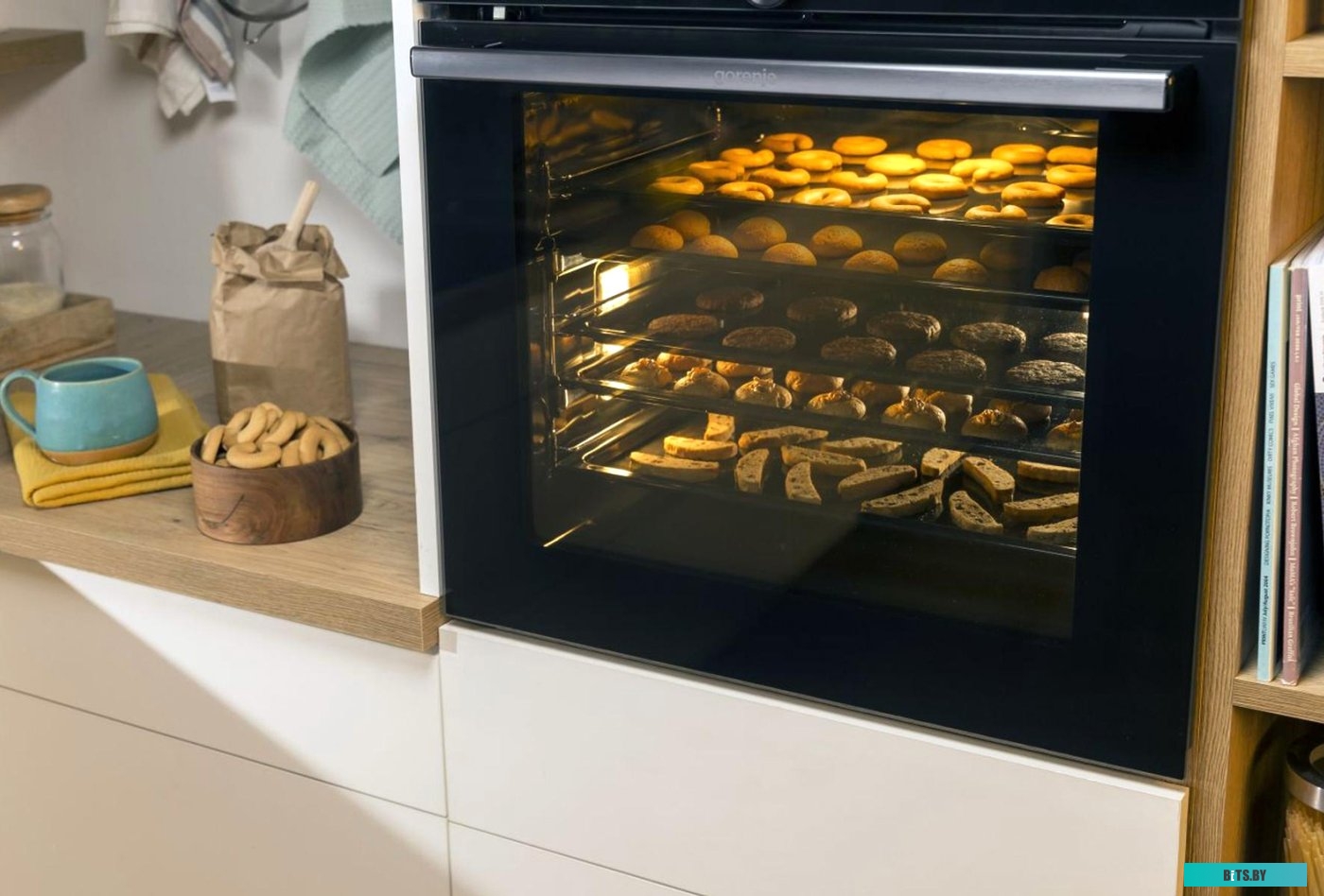 BO6725E02BG Встраиваемые электрические духовки GORENJE/ Духовой шкаф, 77 л, Класс энергопотребления: A, Механический таймер с функцией отключения, Кон
