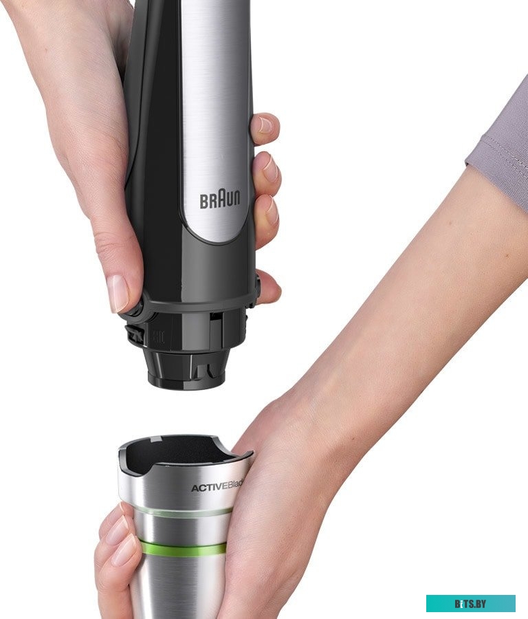 MQ7087X Блендер погружной Braun MQ7087X 850Вт черный/серебристый