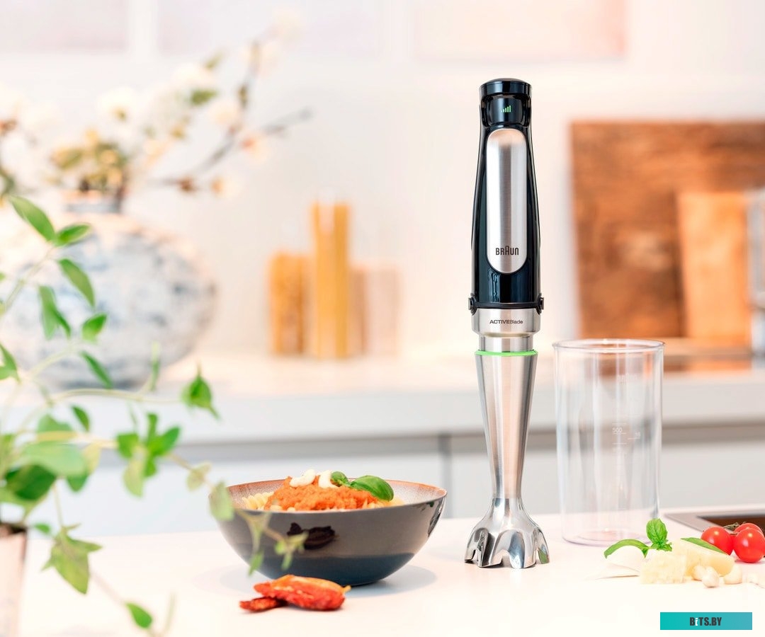 MQ7087X Блендер погружной Braun MQ7087X 850Вт черный/серебристый