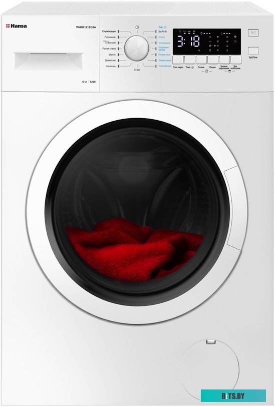 WHN6121SD2 Стиральная машина Hansa WHN6121SD2 класс: A++ загр.фронтальная макс.:6кг белый