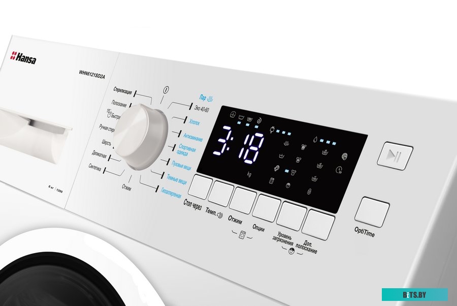 WHN6121SD2 Стиральная машина Hansa WHN6121SD2 класс: A++ загр.фронтальная макс.:6кг белый