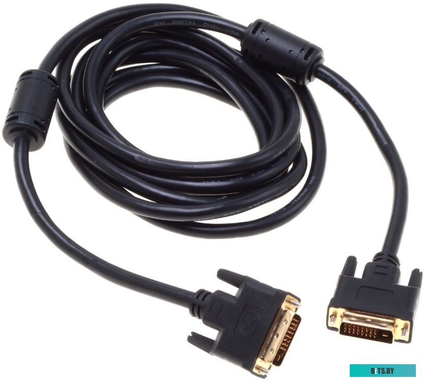 Кабель Ningbo DVI-D(m)/DVI-D(m) 3м. феррит.кольца черный