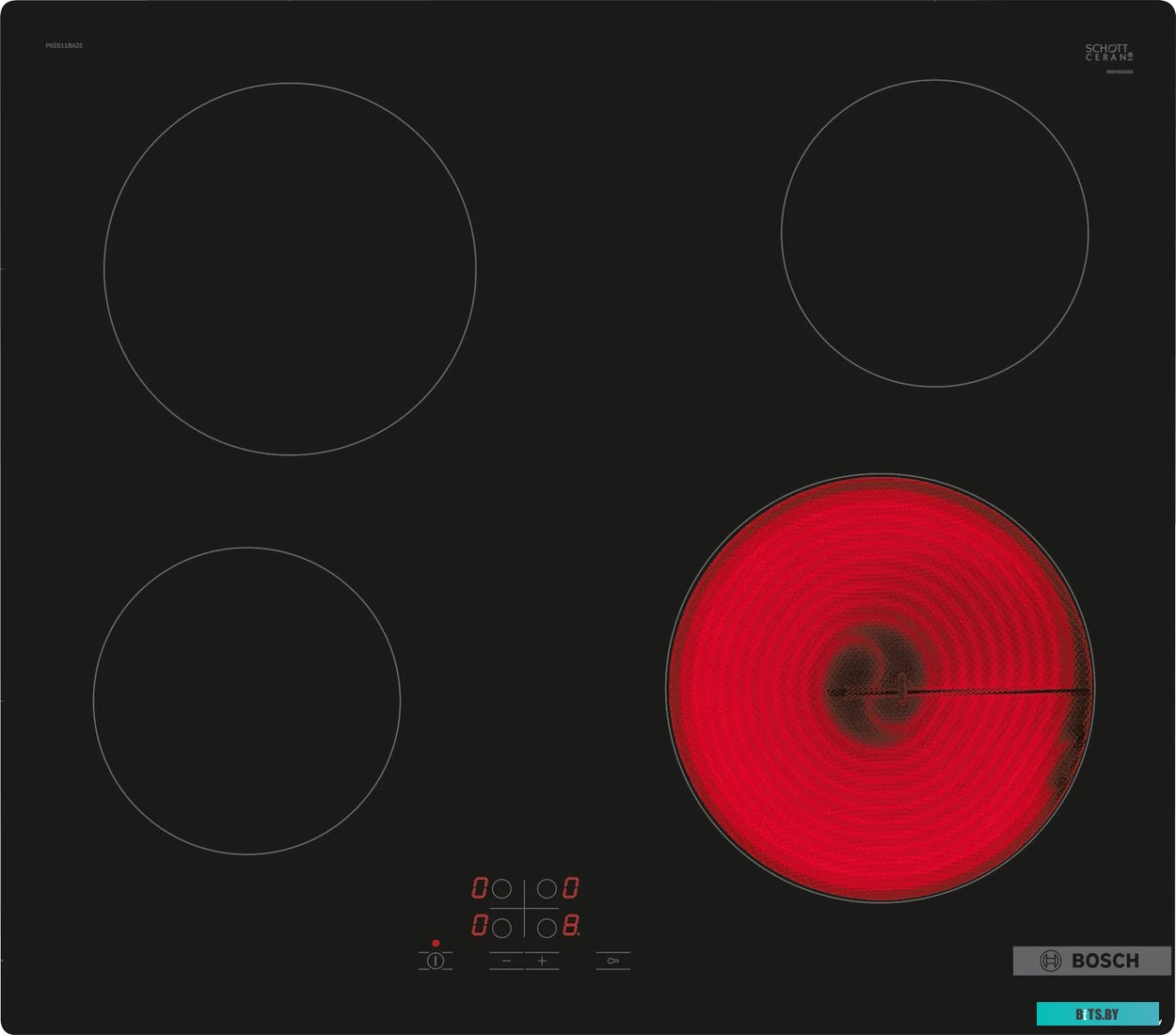 PKE611BA2E Варочная поверхность Bosch PKE611BA2E черный