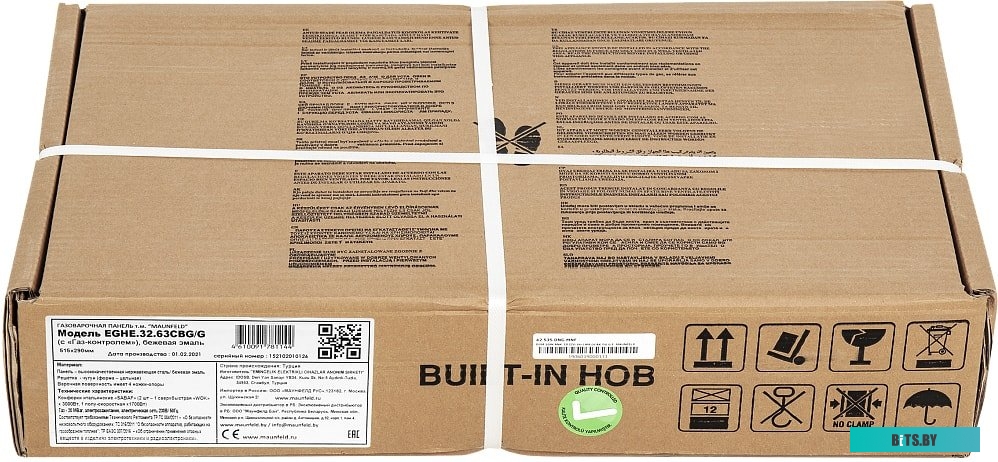 КА-00013560 Газовая варочная поверхность Maunfeld EGHE.32.63CBG/G бежевый