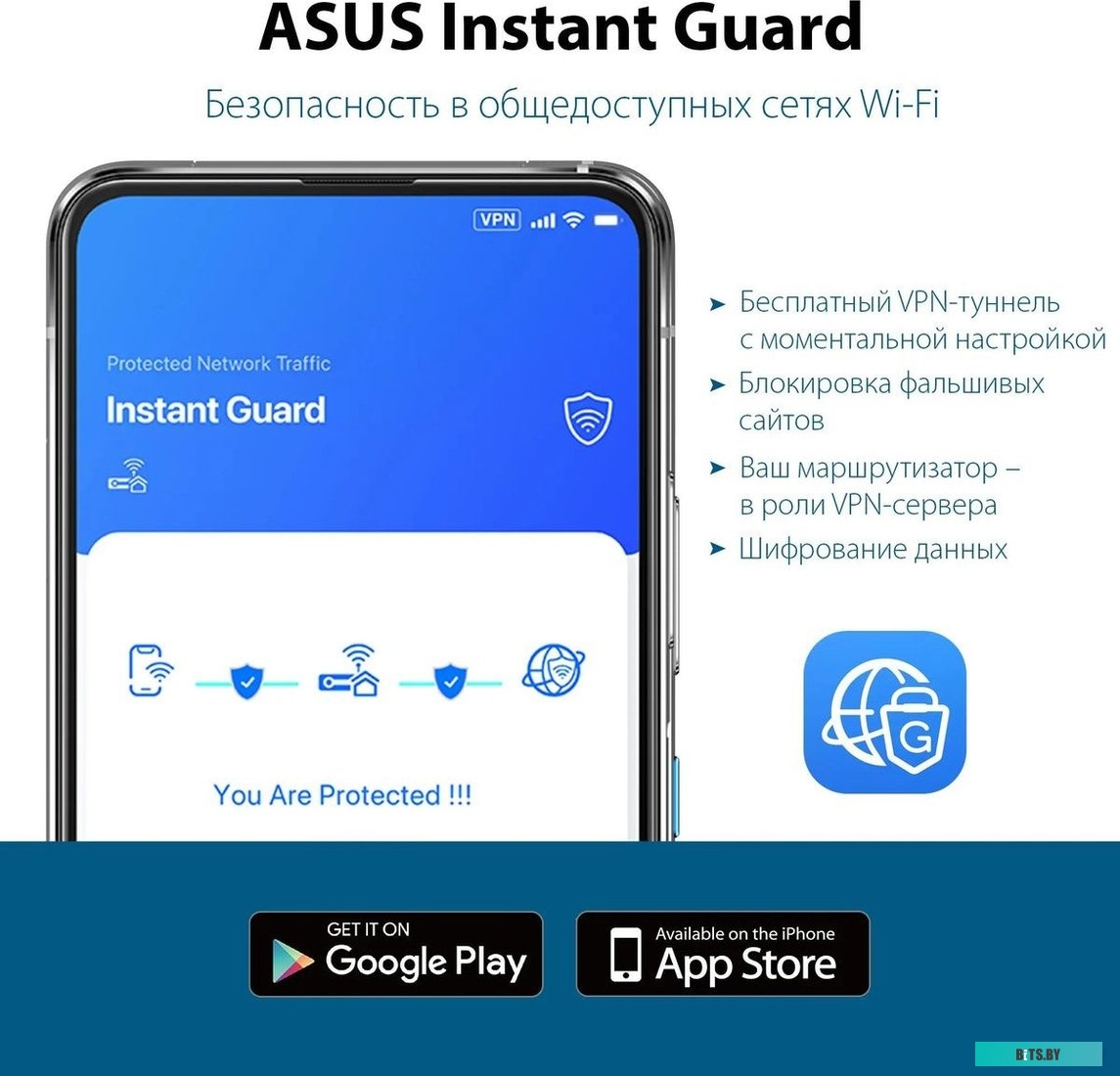 Роутер беспроводной ASUS RT-AX52 AX1800 2003042