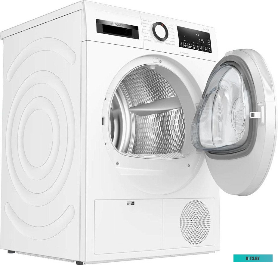 WQG232ALSN Сушильная машина Bosch WQG232ALSN пан.англ. кл.энер.:A++ макс.загр.:8кг белый
