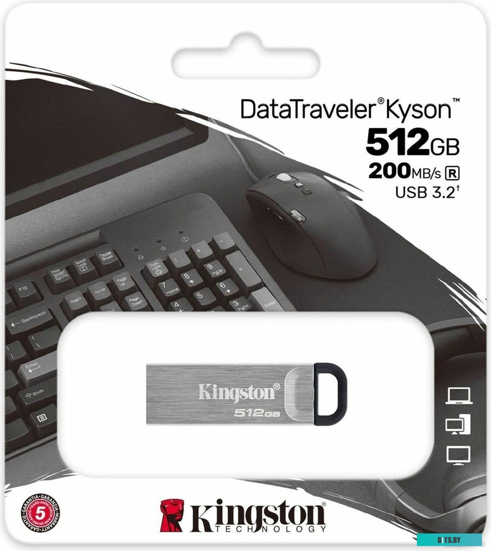Флэш-накопитель Kingston DataTraveler Kyson 512GB DTKN/512GB