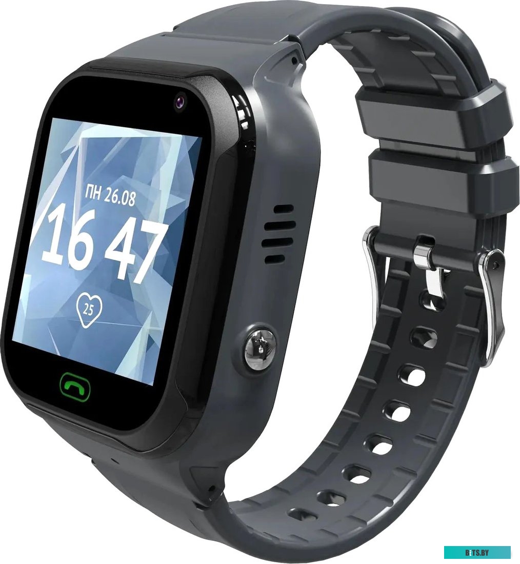 9250101 Умные часы Aimoto Omega (черный) LBS, WiFi, RTOS, IP65, Nano SIM card, 15 номеров, Поддержка ОС (iOS 8 и выше, Android 5 и выше), Магнитная за