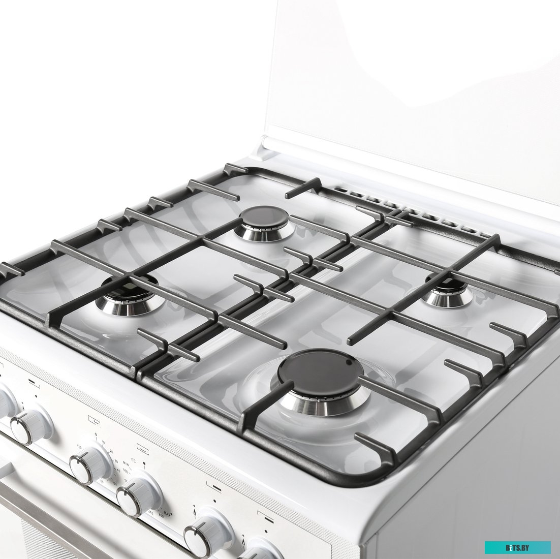 ПГ 6300-02 0340 Плита Газовая Gefest ПГ 6300-02 0340 белый (стеклянная крышка) реш.чугун