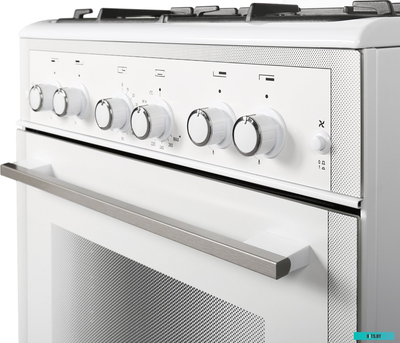 ПГ 6300-02 0340 Плита Газовая Gefest ПГ 6300-02 0340 белый (стеклянная крышка) реш.чугун