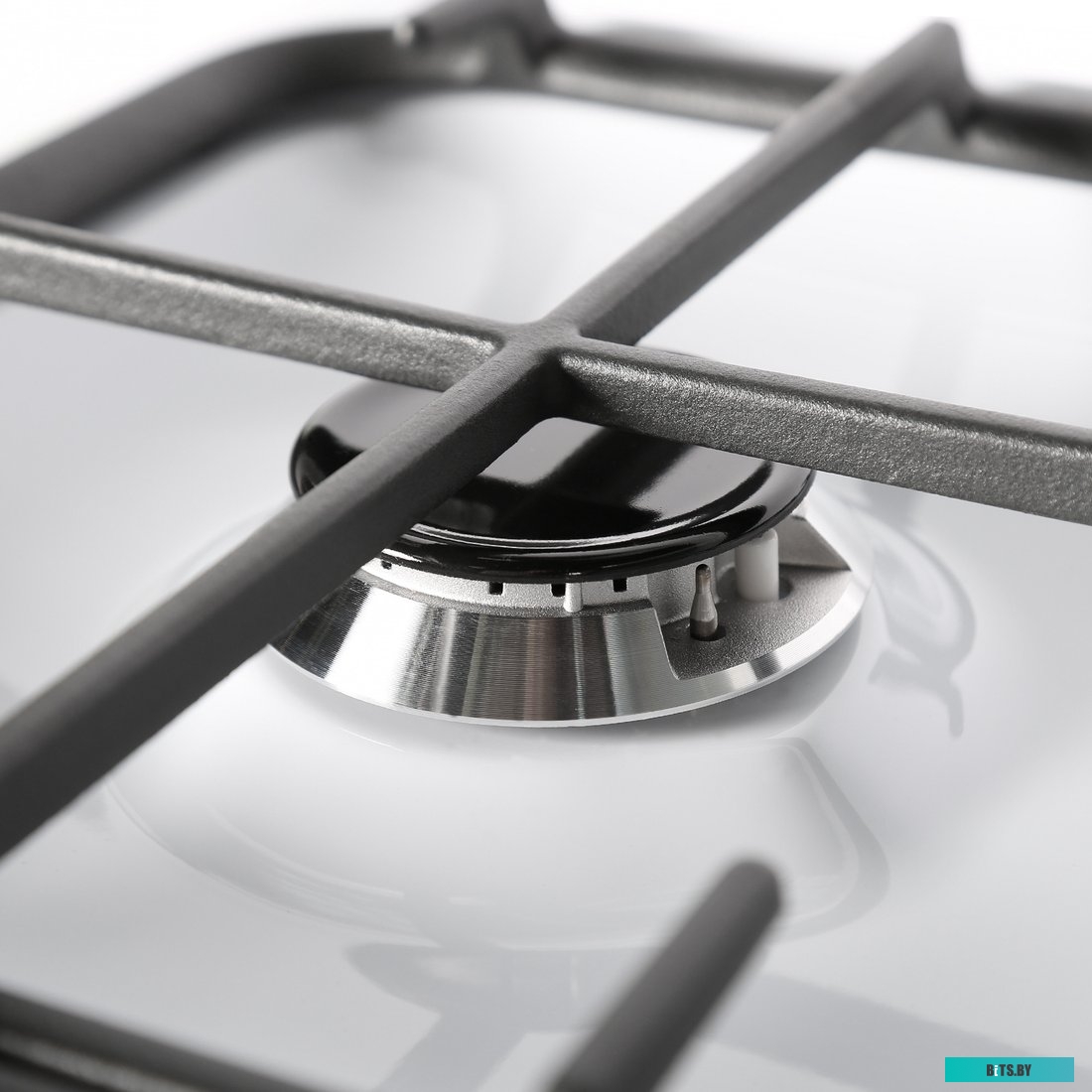 ПГ 6300-02 0340 Плита Газовая Gefest ПГ 6300-02 0340 белый (стеклянная крышка) реш.чугун