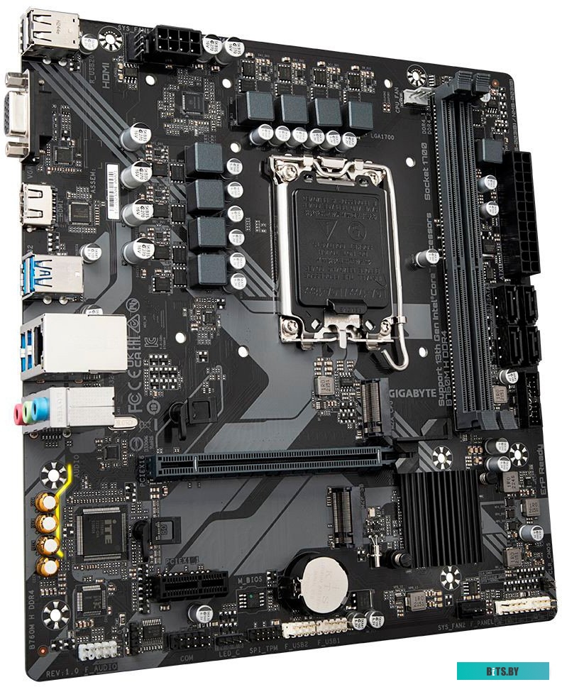 Материнская плата Gigabyte B760M H DDR4 rev. 1.0