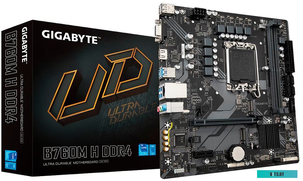 Материнская плата Gigabyte B760M H DDR4 rev. 1.0