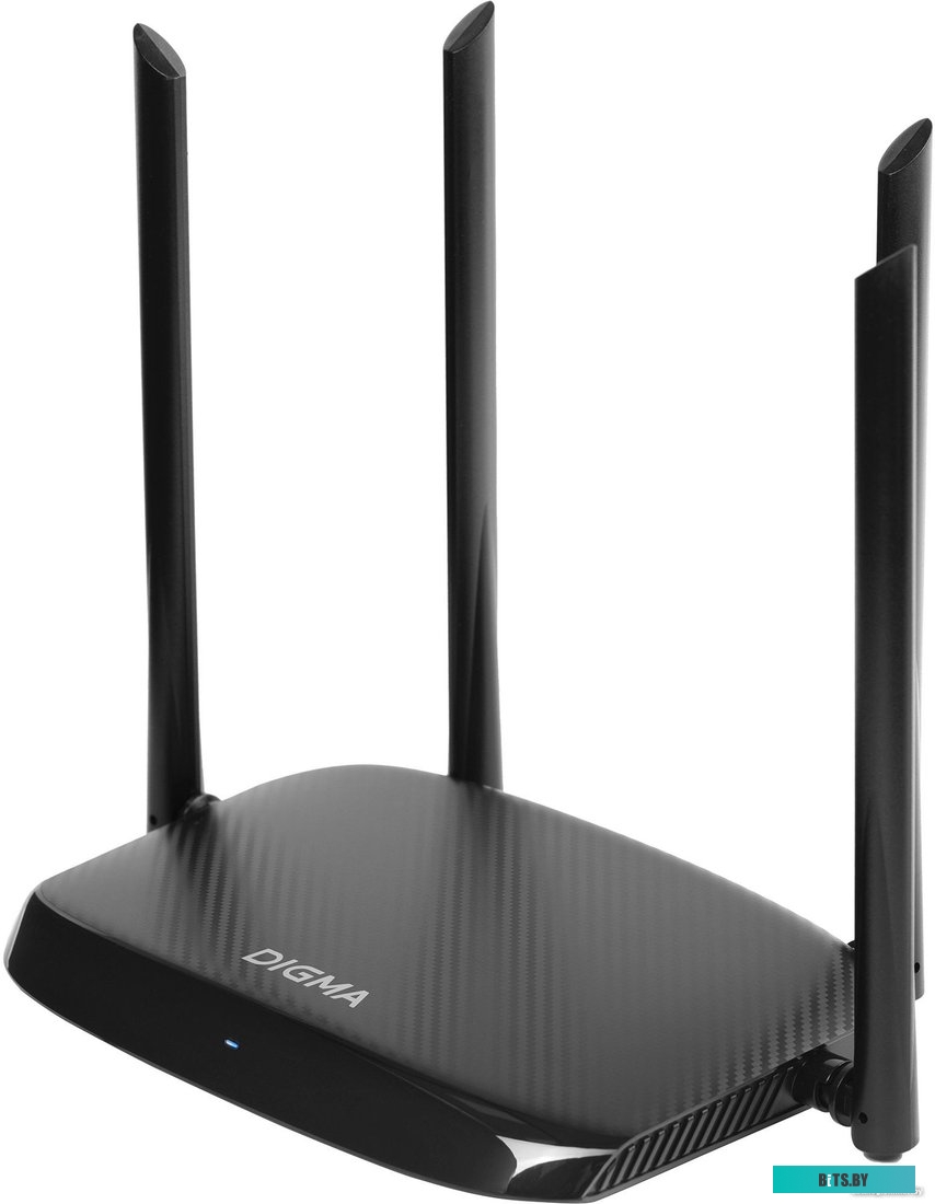 DWR-AC1202 Роутер беспроводной Digma DWR-AC1202 AC1200 10/100/1000BASE-TX черный