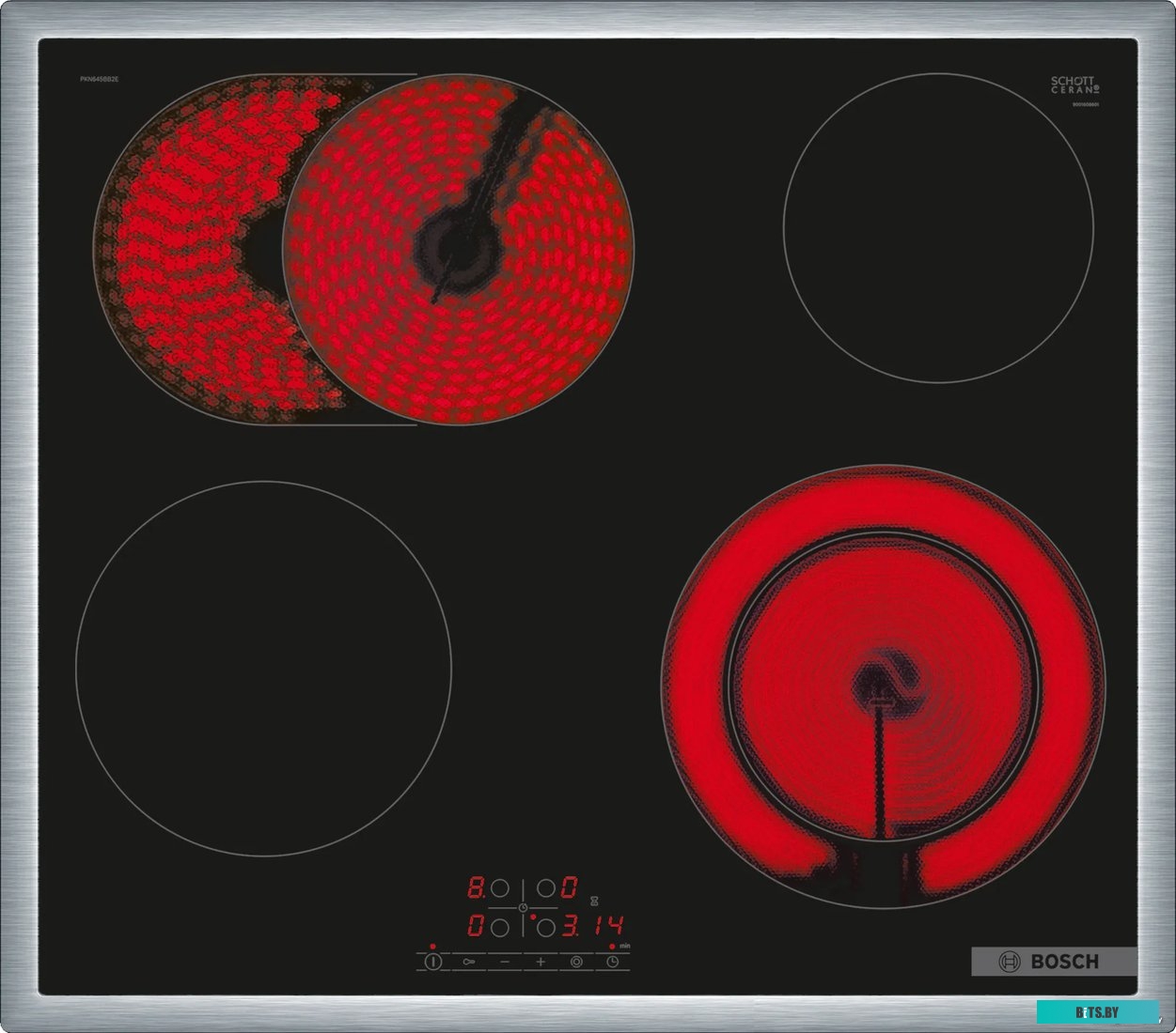 PKN645BB2E Варочная поверхность Bosch PKN645BB2E черный